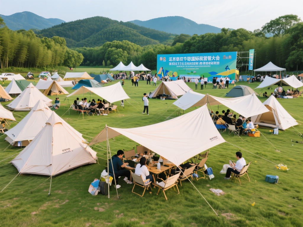 浙江金华盛大举办中国国际露营大会 在这个繁忙的时代,越来越多的人选择远离城